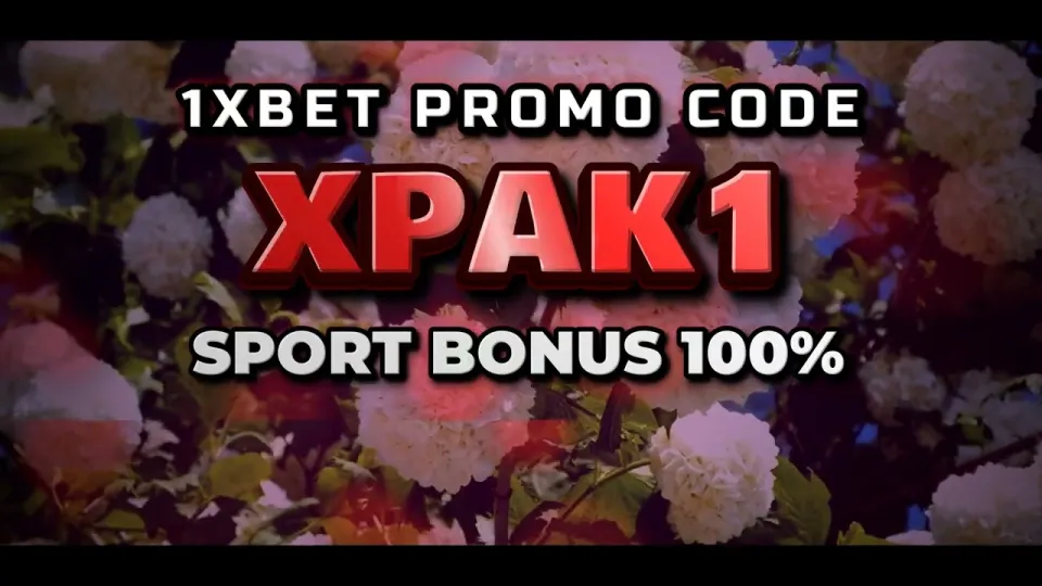How does the 1xBet welcome bonus with promo code XPAK1 work for new players?